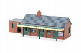 Country Station Building - Brick Type Plastic Kit OO Scale